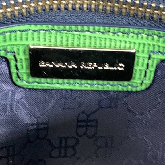 Banana Republic Clutch Wristlet Wallet Purse Green Leather Simulated Lizardskin - Picture 11 of 14